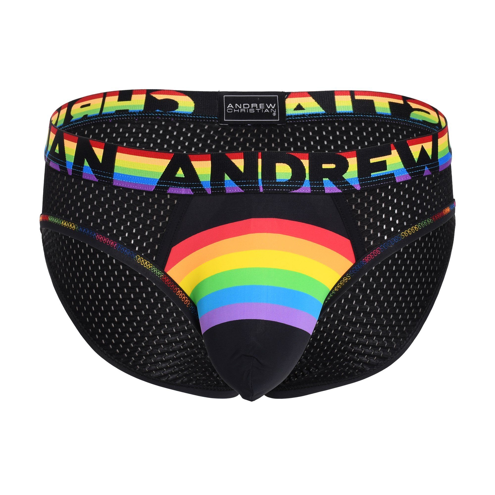 Andrew Christian Bikini arcoíris de malla con ALMOST NAKED® - Imagen 5