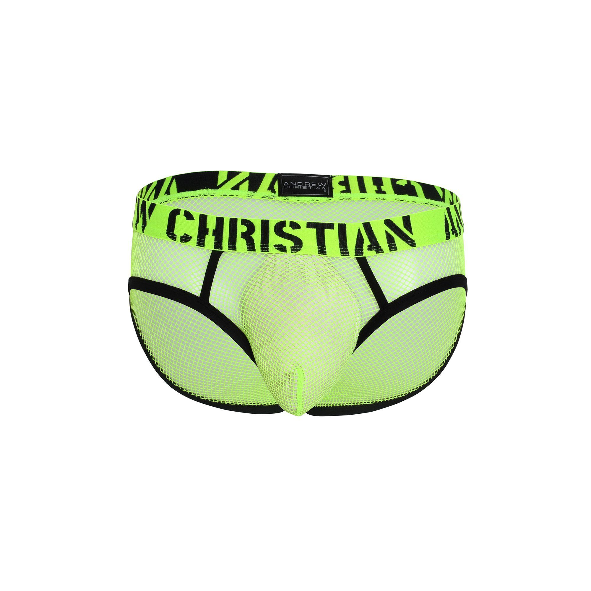 Vivid Mesh Brief w/ Almost Naked
